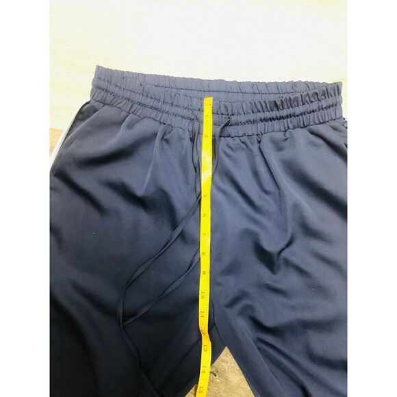 SUGAR LIPS Hi Waist Navy White Piping Ankle‎ Pants S Nautical Preppy - Picture 7 of 11